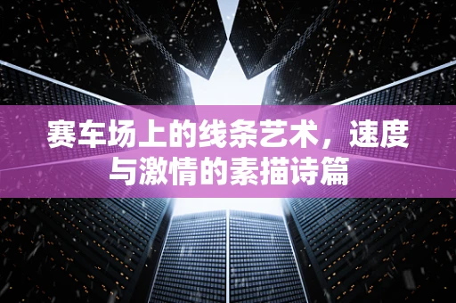 赛车场上的线条艺术，速度与激情的素描诗篇