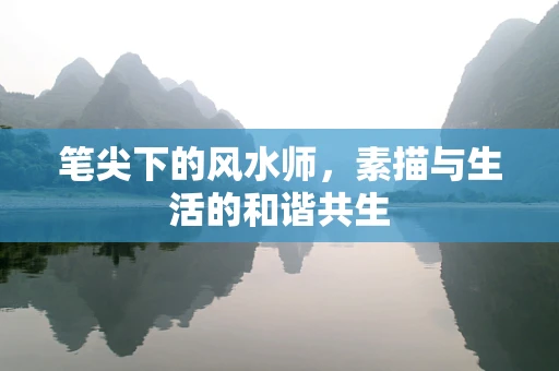 笔尖下的风水师，素描与生活的和谐共生