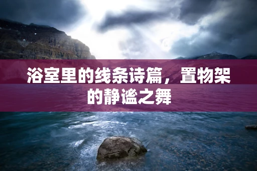 浴室里的线条诗篇，置物架的静谧之舞