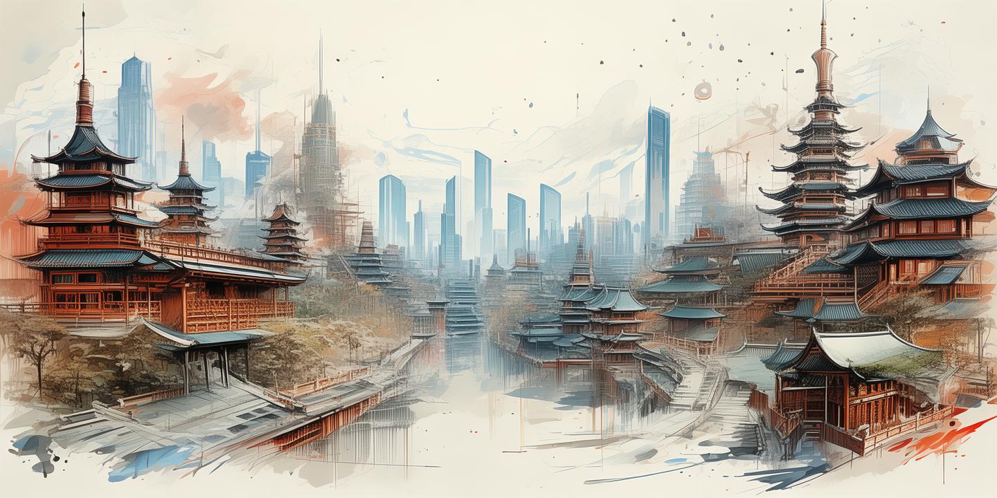 笔触未来，中国引领之路的素描诗篇