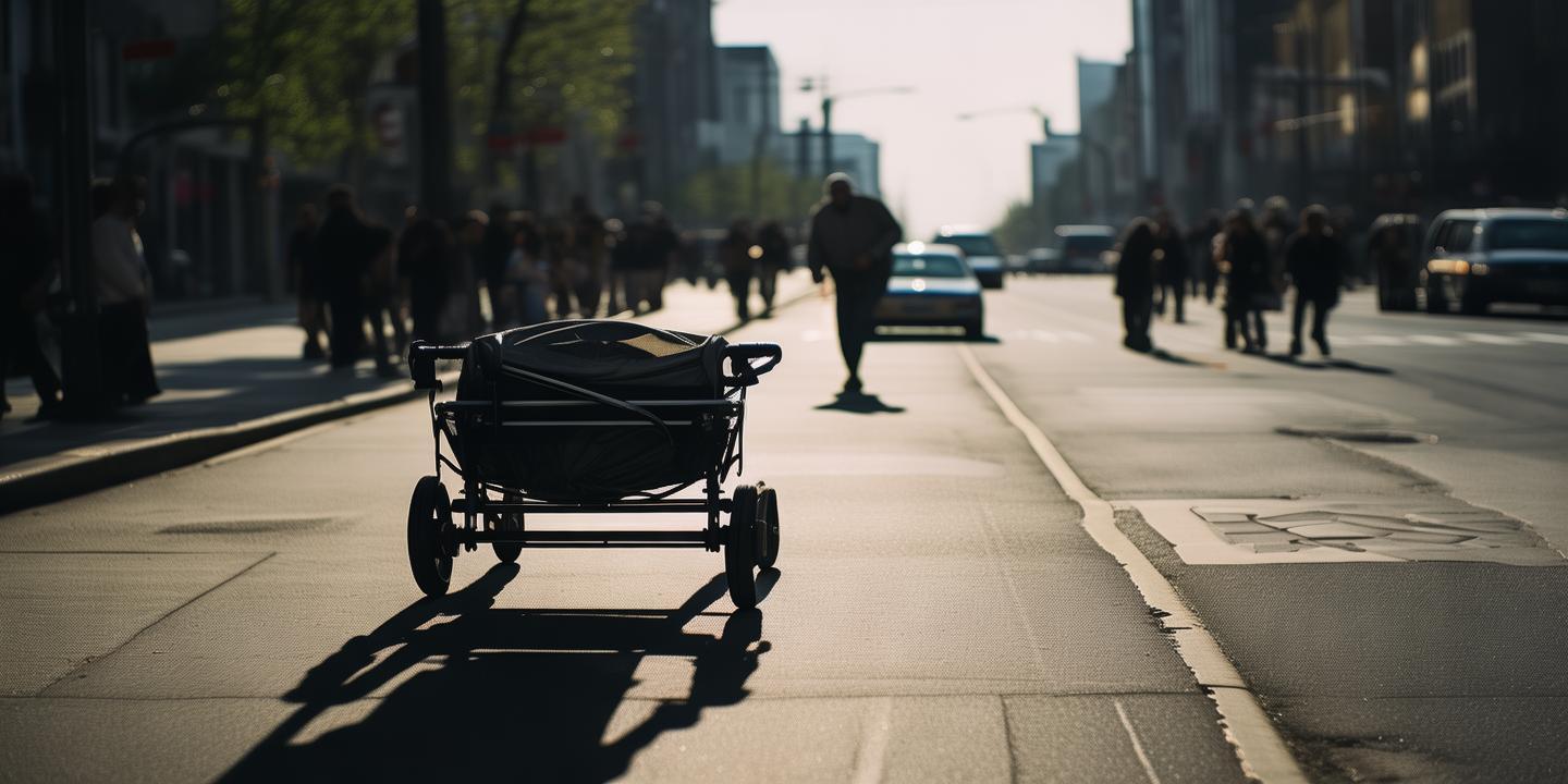 惊心一幕，老人高速逆行，婴儿车疑云下的安全警钟