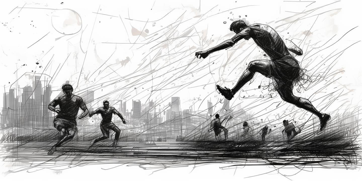 墨线跃动，重庆足球1265日中超归途的素描诗篇