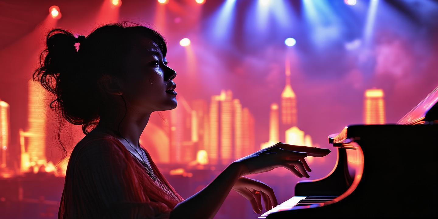 泪痕与音符交织，邓紫棋演唱会上的香港记忆